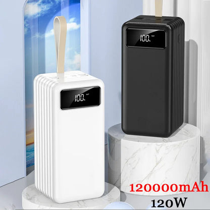 120000mAh Ultra Large Capacity 120W Fast Charger