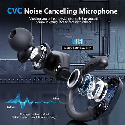 Control Noise Reduction Bluetooth 5.3 Earphones